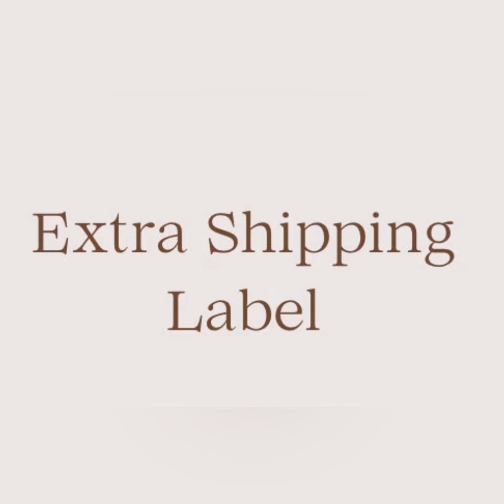 Extra shipping label